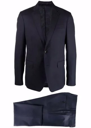 ETRO жаккардовый костюм в ломаную клетку