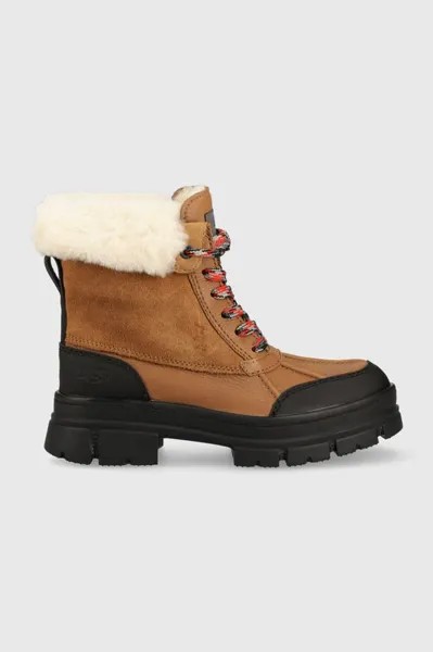 Байкерские ботинки Ashton Addie W Ugg, коричневый