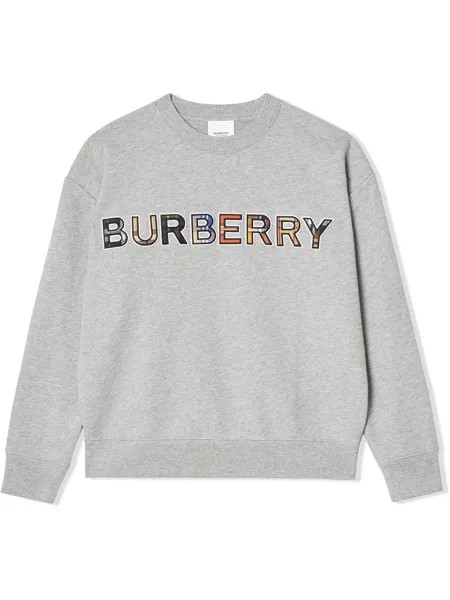 Burberry Kids толстовка с логотипом