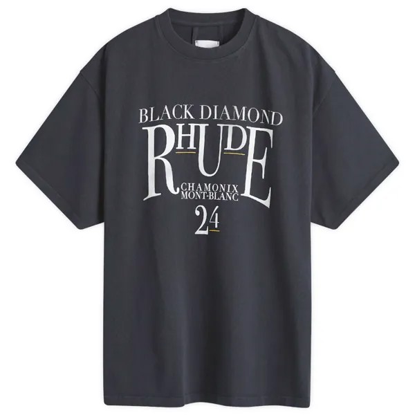 Футболка Rhude Black Diamond T-Shirt, цвет Vintage Black