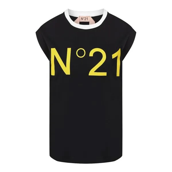 Хлопковая футболка No. 21