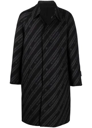 Givenchy двустороннее пальто с логотипом