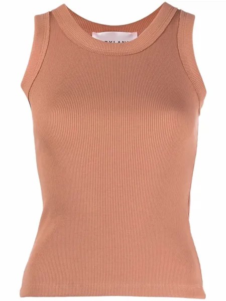 Styland fine-ribbed tank top