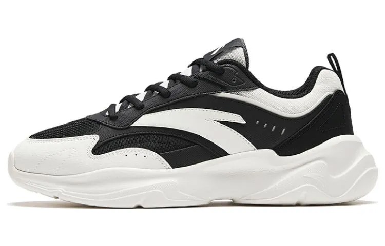 Кроссовки ANTA Chaobai Gz Lifestyle Shoes Men Low-top, черный/белый