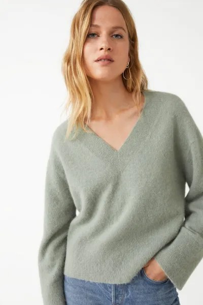 Пуловер женский & Other Stories 1126528001 зеленый M (доставка из-за рубежа)