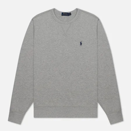 Мужская толстовка Polo Ralph Lauren Embroidered Pony Fleece Crew Neck, цвет серый, размер XL