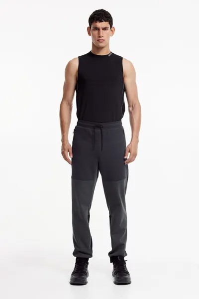 Зауженные технические джоггеры drymove с карманами на молнии H&M, черный