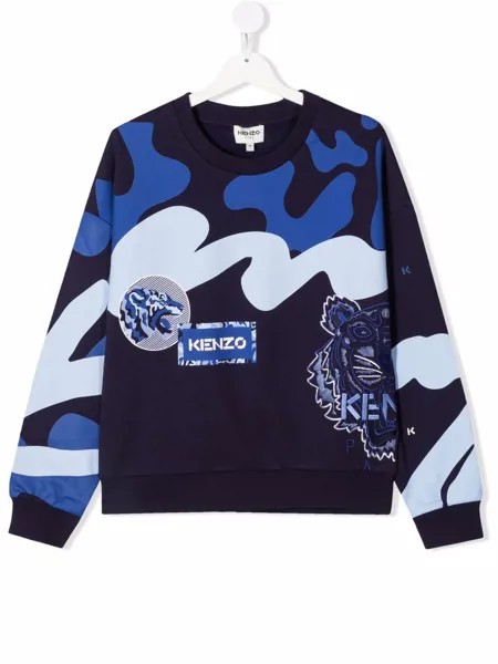 Kenzo Kids толстовка с логотипом