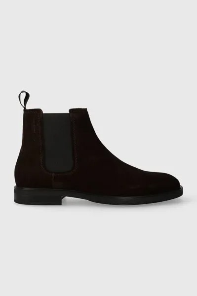 ANDREW замшевые ботинки челси Vagabond Shoemakers, коричневый