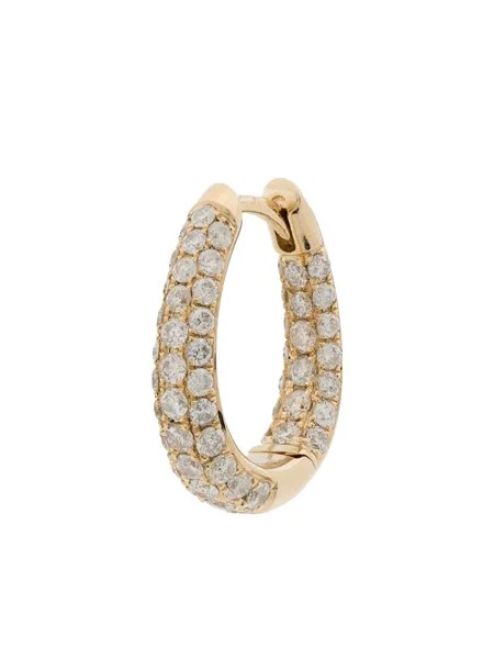 Jacquie Aiche серьга-кольцо Inside Out из желтого золота с бриллиантами