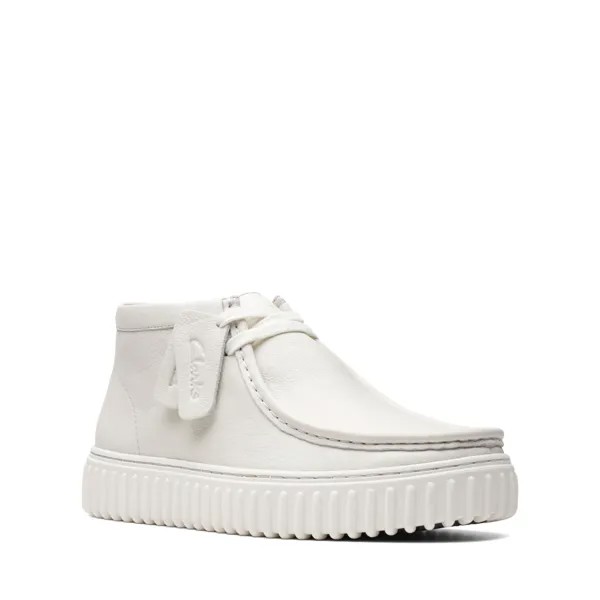 Мужские полуботинки Clarks, белые
