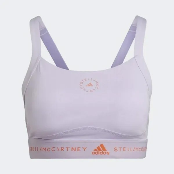 Топ Adidas By Stella McCartney Truepurpose Medium Support, сиреневый