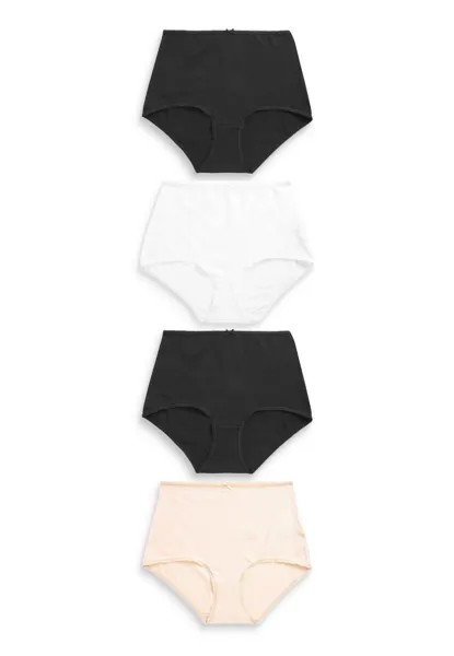 Трусики RICH KNICKERS 4 PACK FULL Next, цвет Black White Nude