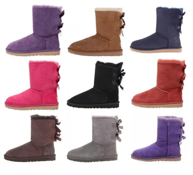 Женские угги Australia Bailey Bow Boots Twinface из овчины НОВЫЕ Аутентичные