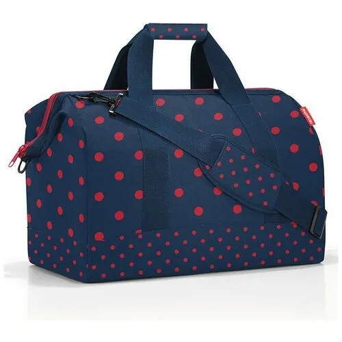 Сумка дорожная женская Reisenthel Allrounder L Mixed Dots Red MT3075, мужская, для вещей, для путешествий, большая
