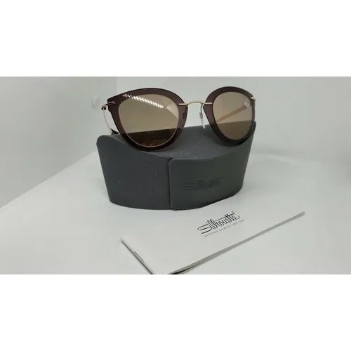 Солнцезащитные очки Silhouette, коричневый