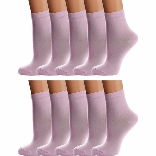 Носки Conte 10 пар, размер 22, розовый