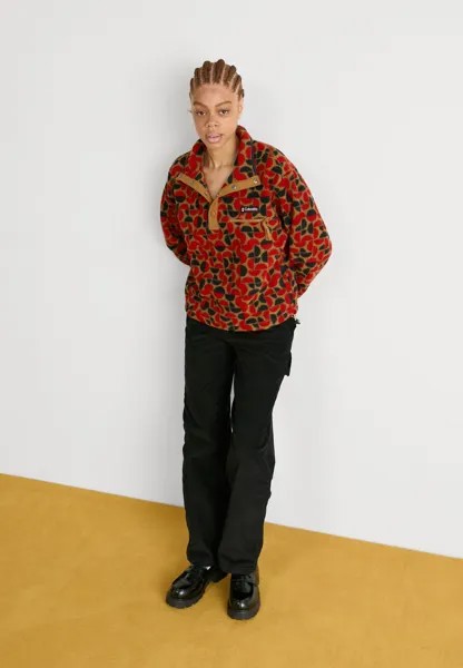 Флисовый свитер HELVETIA II PRINTED CROPPED HALF SNAP Columbia, красный