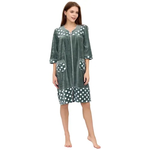 Халат  Lika Dress, размер 54, зеленый