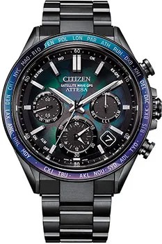 Японские наручные  мужские часы Citizen CC4057-60E. Коллекция Satellite Wave GPS
