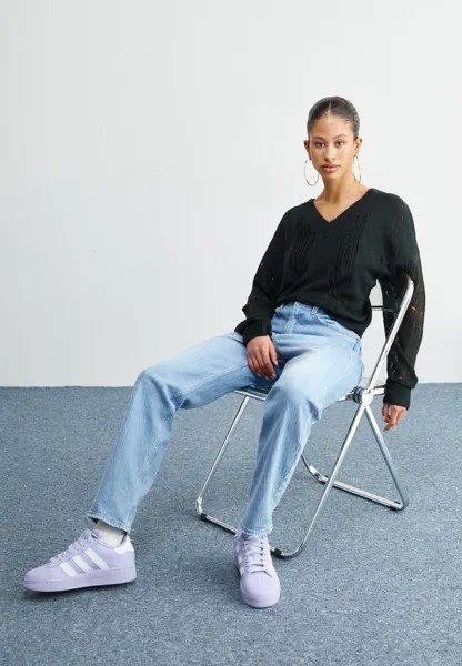 Вязаный свитер CREW adidas Originals, цвет black