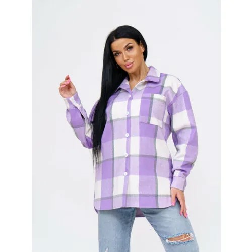 Рубашка ИСА-Текс, размер 46, фиолетовый