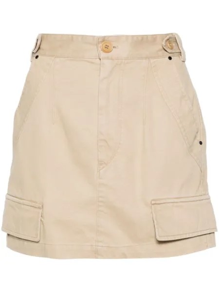 ISABEL MARANT юбка Lisabel, нейтральный цвет