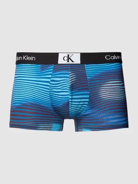 Плавки со сплошным узором Calvin Klein Underwear, синий