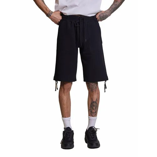 Бермуды  C.P. Company DIAGONAL RAISED FLEECE REGULAR SHORTS, размер M, черный