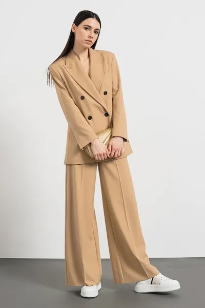 Двубортный пиджак Max&Co, коричневый