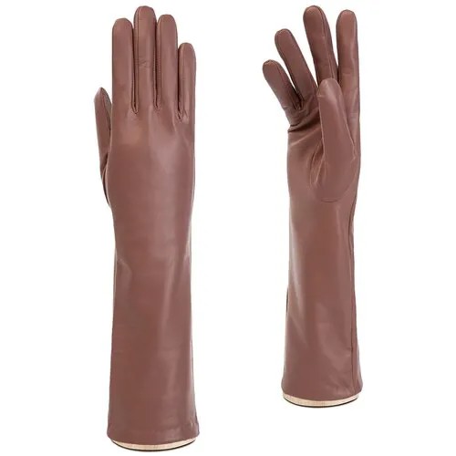 Перчатки женские кожаные ELEGANZZA, размер 6.5(XS), серый