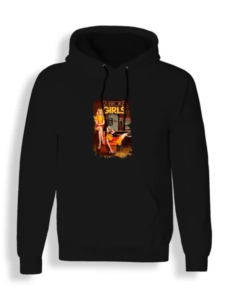 Худи унисекс СувенирShop Две девицы на мели/Сериал 5 черное M