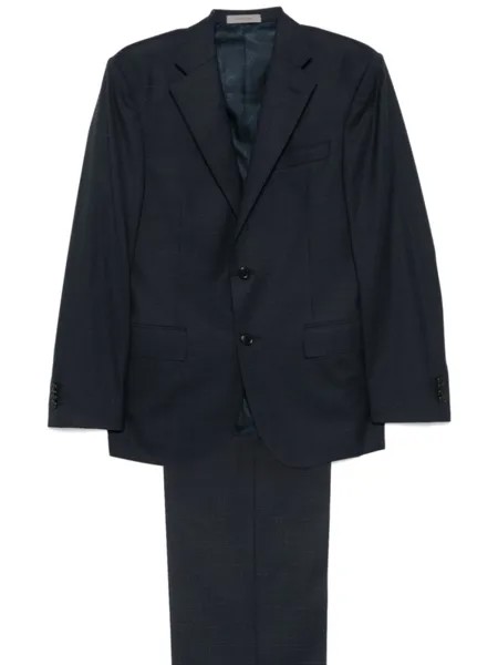 Corneliani костюм с однобортным пиджаком, синий