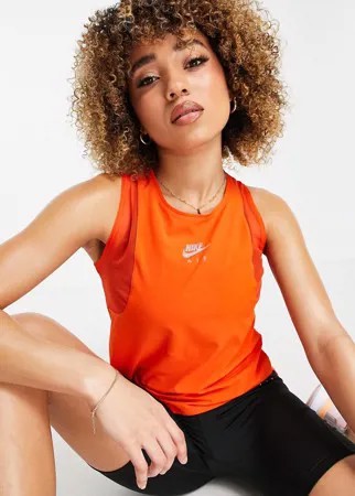 Оранжевая майка Nike Air Running-Оранжевый цвет