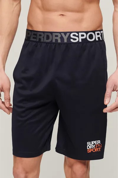 Синие шорты Sport Core свободного кроя Superdry Superdry, синий