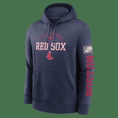 Худи Nike Boston Red Sox Cooperstown Splitter Club Men’s MLB Pullover Hoodie, темно-синий