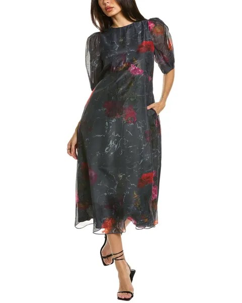 Платье миди Ted Baker Mekayla, черный