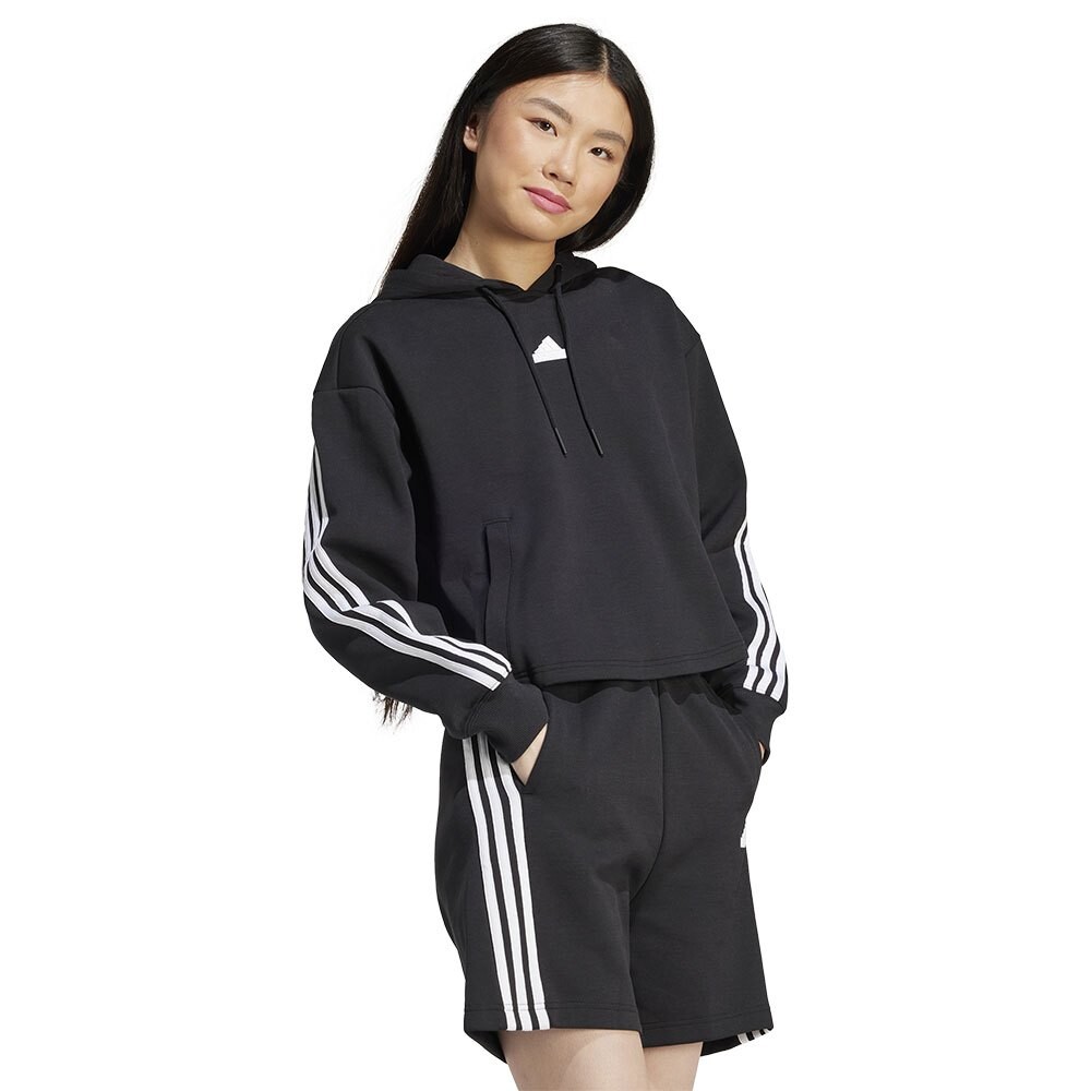 Худи adidas Future Icons 3 Stripes, черный