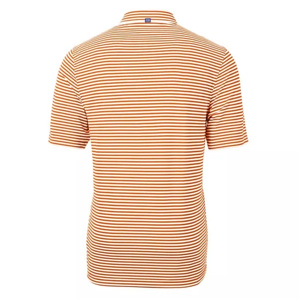 Мужская рубашка-поло большого и высокого размера из переработанного материала Virtue Eco Pique Stripe Cutter & Buck