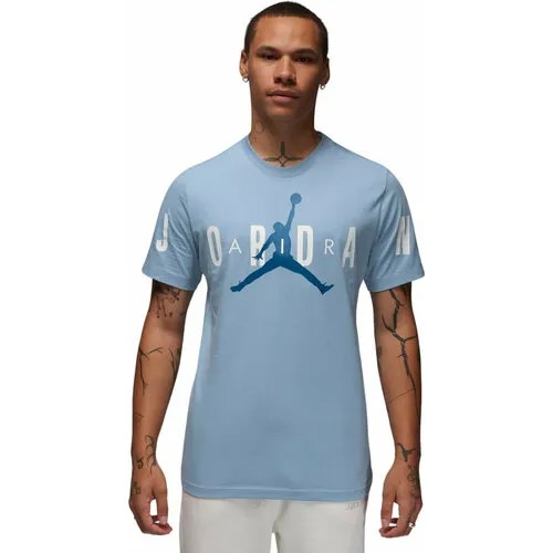 Футболка NIKE Jordan Air Men's Stretch T-Shirt, 1 шт., размер L, голубой