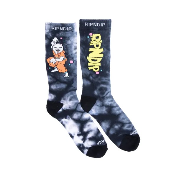 Носки RIPNDIP Super Sanerm Socks Black Lightning 2022