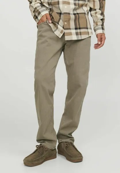 Джинсы-сигареты COMFORT MIKE ORIGINAL AM Jack & Jones, бежевые