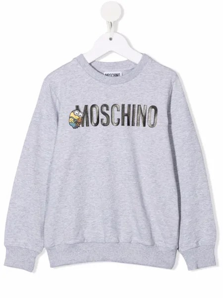 Moschino Kids толстовка с логотипом