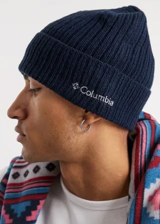 Темно-синяя шапка-бини Columbia Watch Cap-Темно-синий