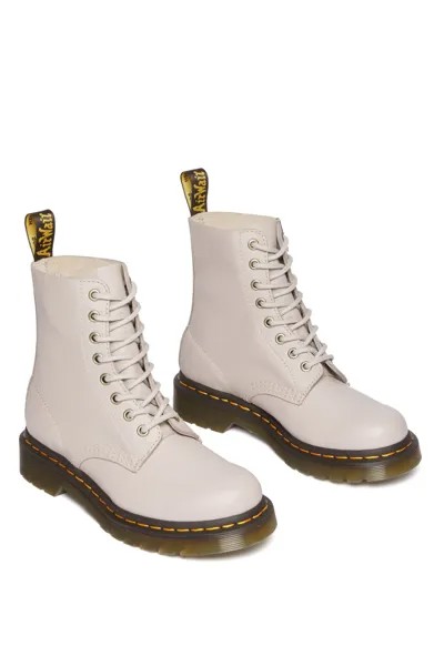 Ботильоны - Бордовый - На плоской подошве Dr. Martens, бордовый