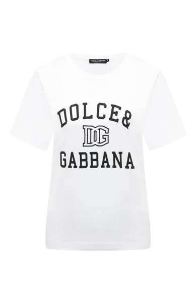 Хлопковая футболка Dolce & Gabbana