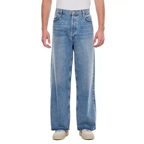 Джинсы low slung baggy jeans Agolde, синий