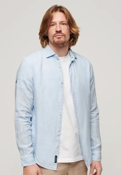 Рубашка CASUAL LONG SLEEVE Superdry, цвет seafoam blue stripe