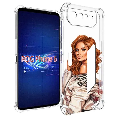 Чехол MyPads Бежевая-куртка женский для Asus ROG Phone 6 задняя-панель-накладка-бампер