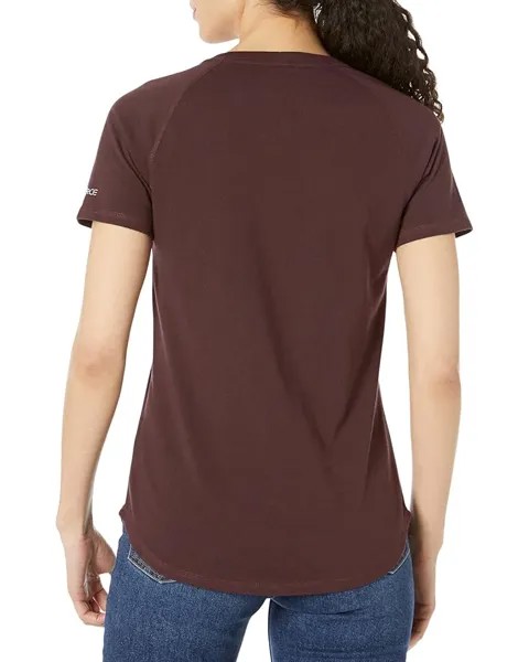 Футболка Carhartt Force Relaxed Fit Midweight T-Shirt, цвет Blackberry